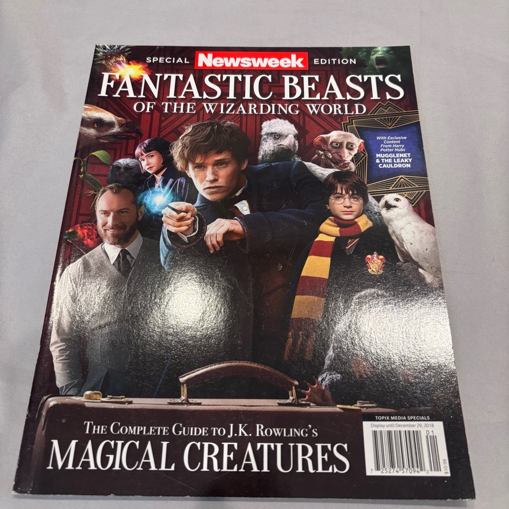Fantastic Beasts And Where To Find Them Magazines 4 Pc 20 Years Magic - Picture 6 of 9